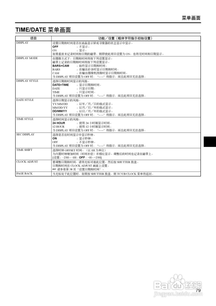 JVC GY-HD111高清肩扛专业摄像机使用说明书:[9]
