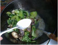 花样香菇炒油菜最好吃的做法