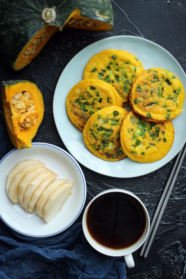 香葱南瓜小圆饼