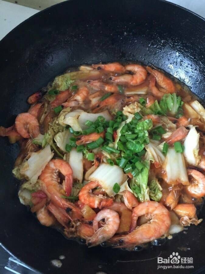 白菜炒大龙虾