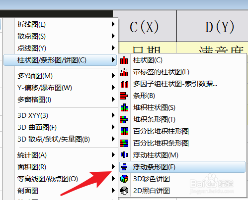 Origin如何绘制浮动条形图？