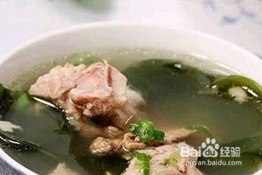 海带炖排骨的制作方法