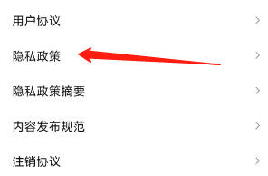 95分隐私政策在哪里查看
