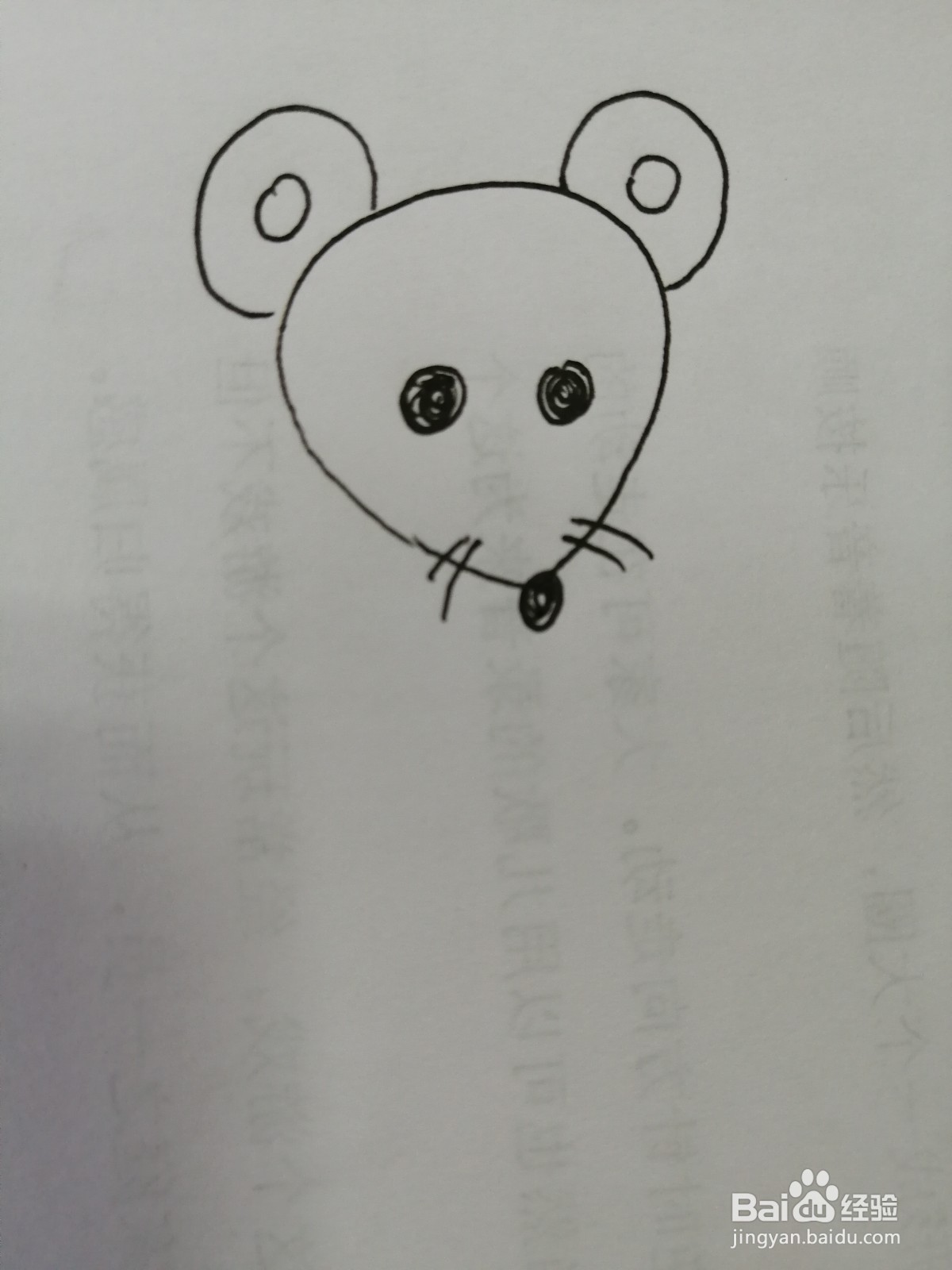 可爱的小老鼠怎么画