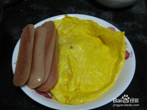 鸡蛋火腿早餐卷