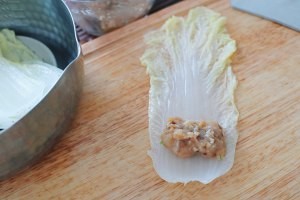 娃娃菜油炸鸡肉步骤