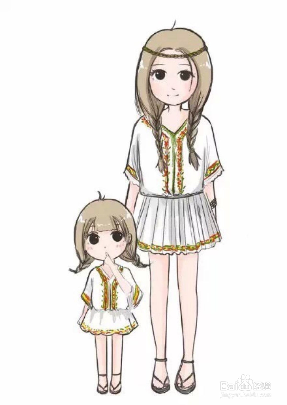 亲子装怎么穿好看