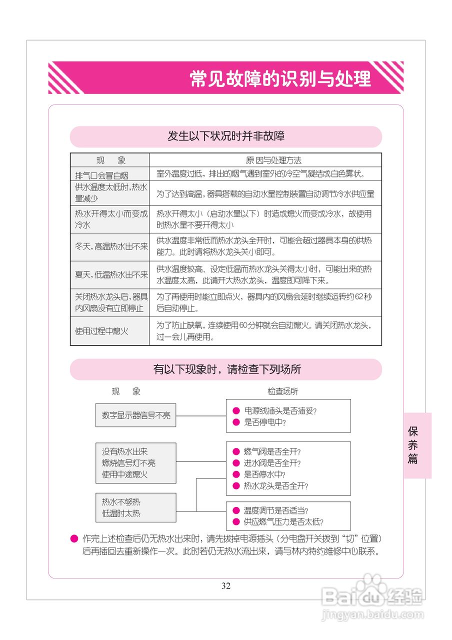 林内热水器JSQ32-A型使用说明:[4]