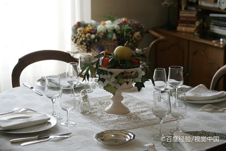 西餐餐巾用法