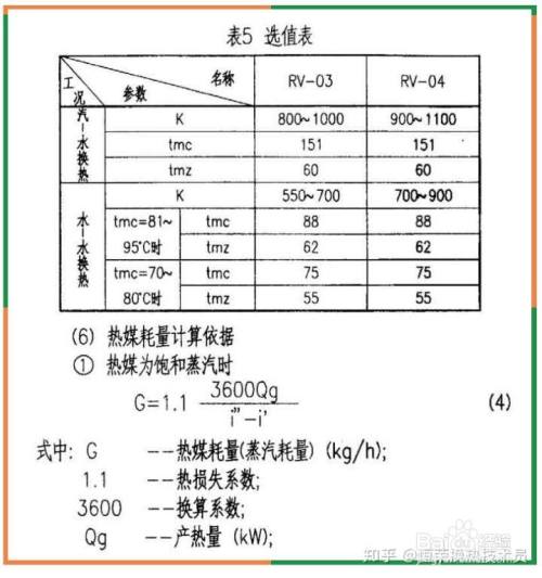 容积式换热器选型计算 百度经验