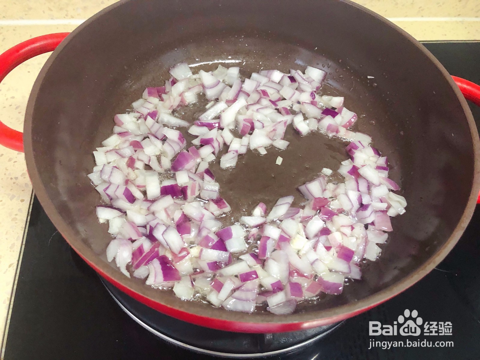 火腿虾仁焗饭的做法