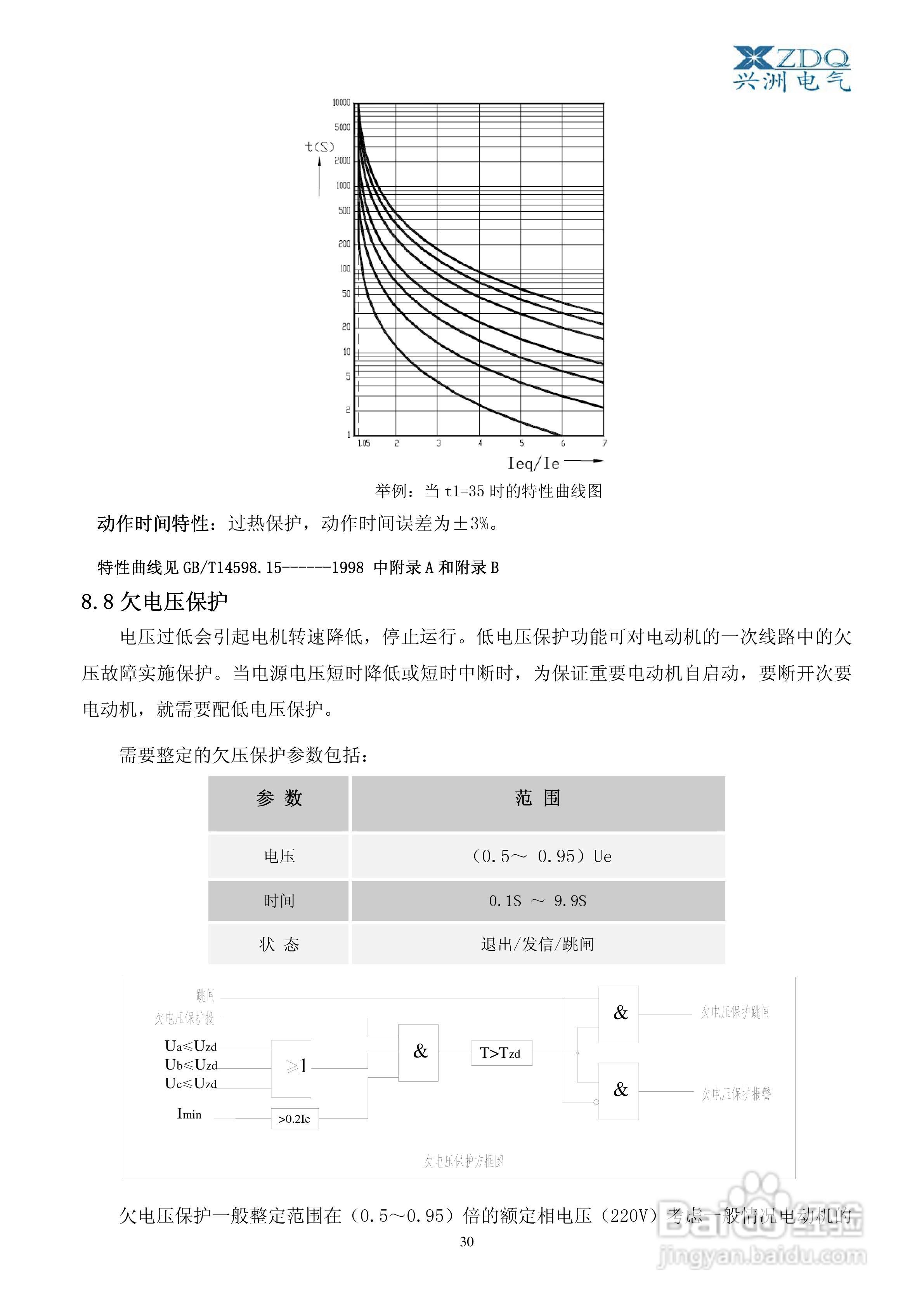 XZ-3000智能低压电动机保护控制器使用说明书V2:[3]