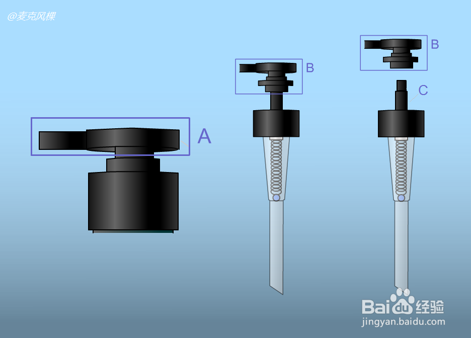 如何打开曼秀雷敦的压嘴?