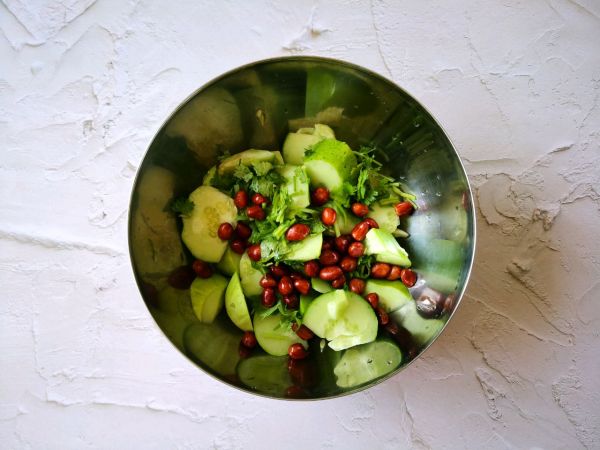 凉拌黄瓜花生米