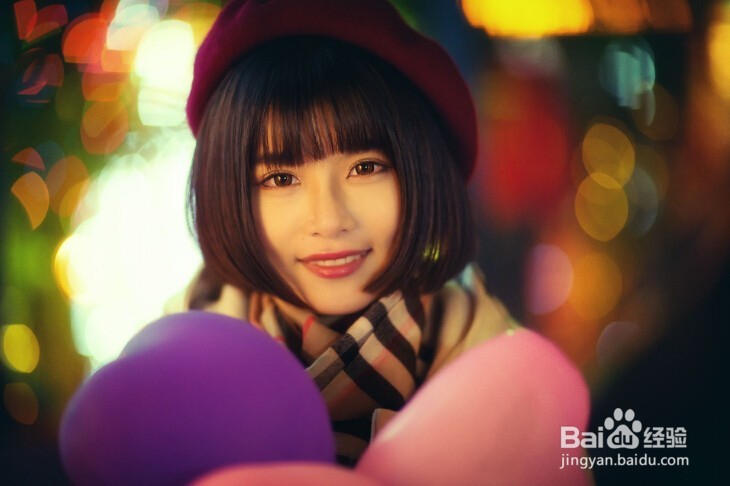 如何拍夜景人像