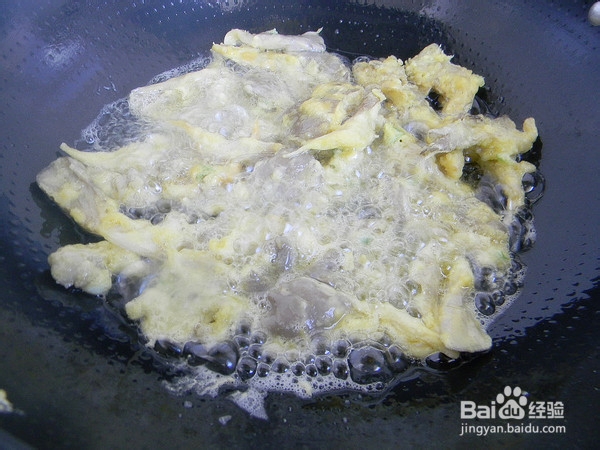 炸平菇的制作方法
