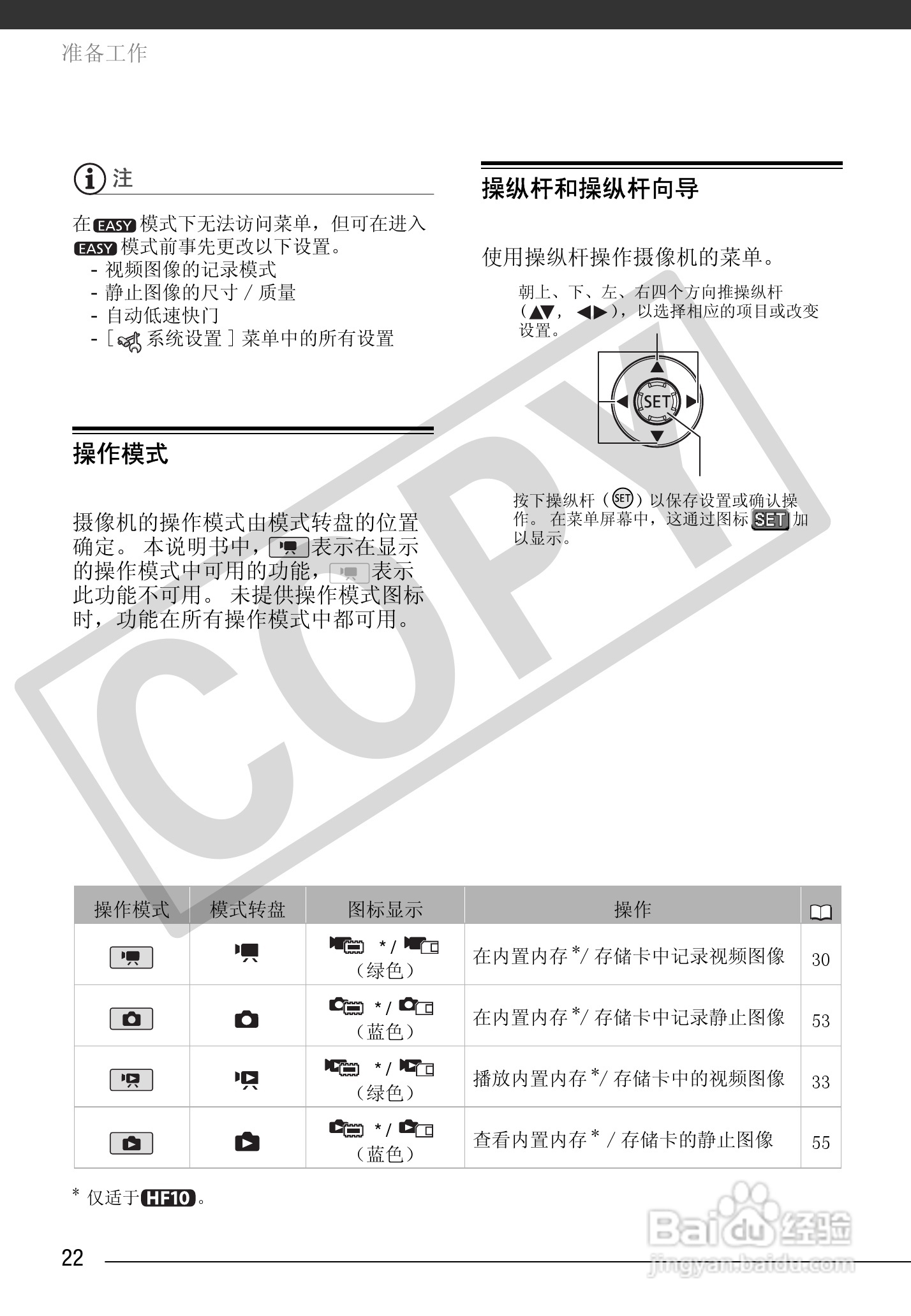 佳能HF10数码摄像机使用说明书:[3]