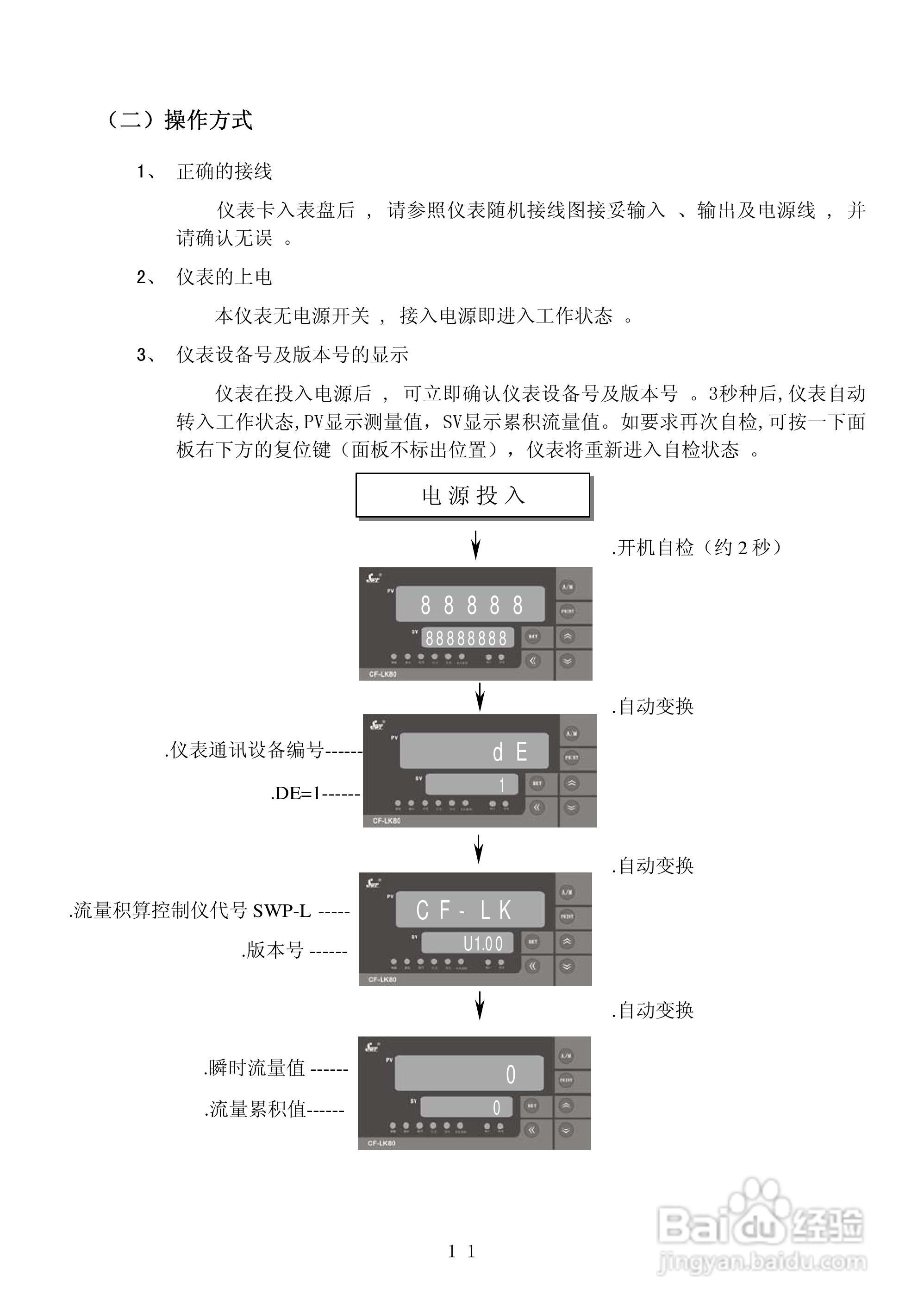 昌晖CF-LK智能流量积算控制仪说明书:[2]