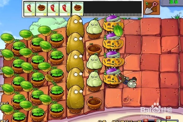 解锁植物大战僵尸迷你游戏。(你看他们像柱子)