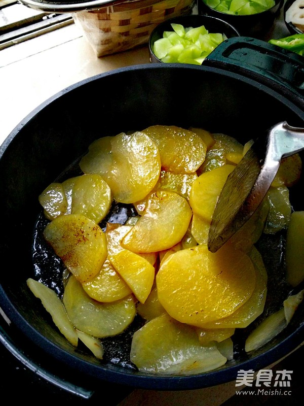 干锅虾的家常做法