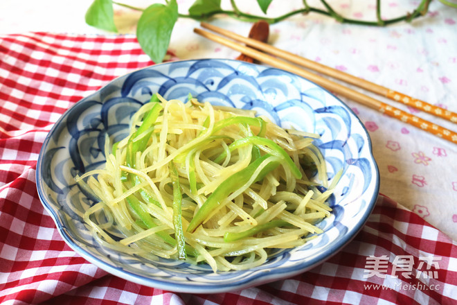 尖椒土豆丝的做法