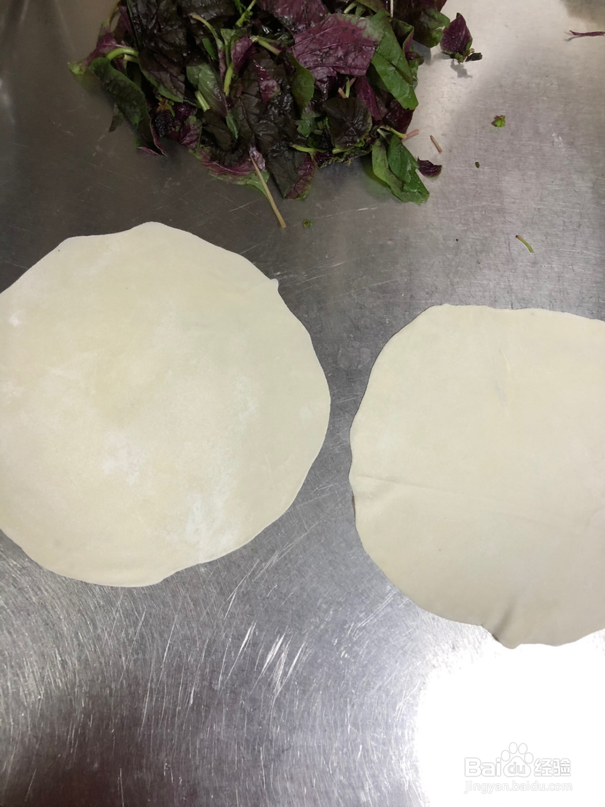 苋菜薄饼的做法