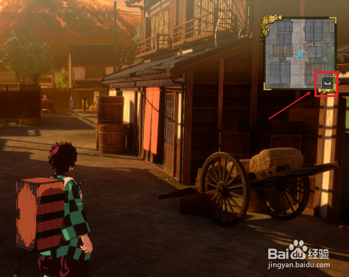 鬼灭之刃火之神血风谭如何打开地图