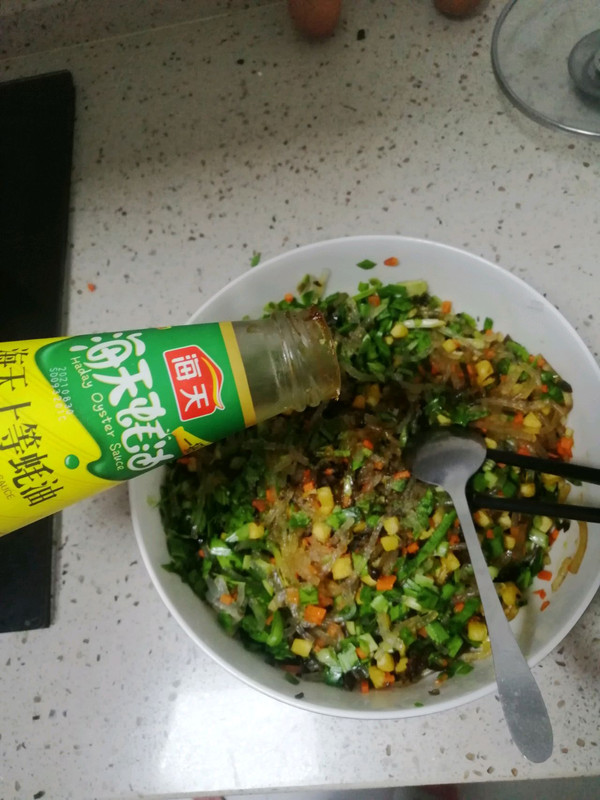 韭菜豆腐粉条包子