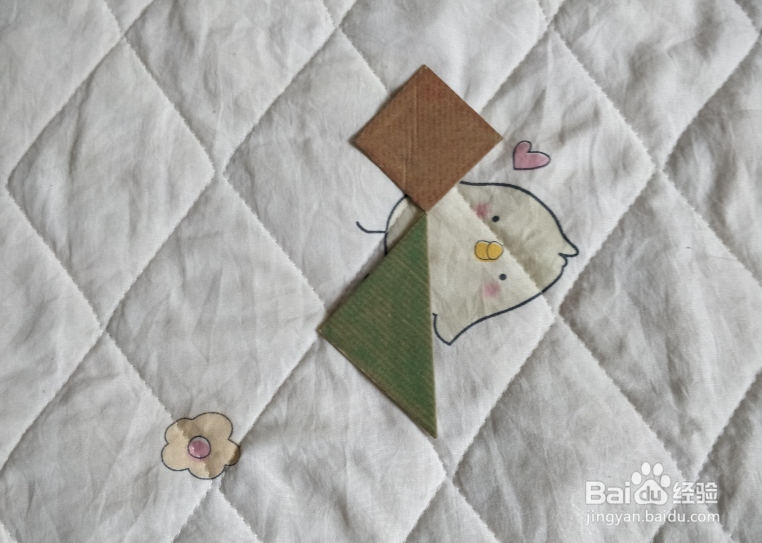 用九巧板怎么拼一个跳街舞的小哥哥呢？