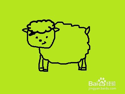 绘画系列-怎样画绵羊
