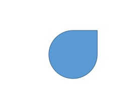Word文档怎么让插入的泪滴形内部没有填充颜色