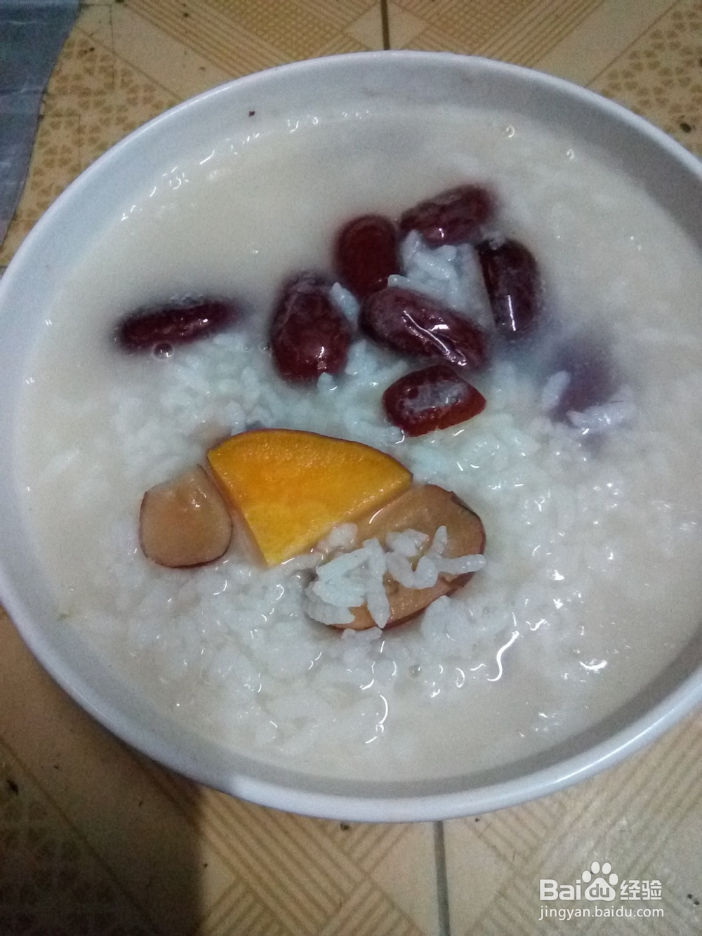 大米地瓜枣干粥