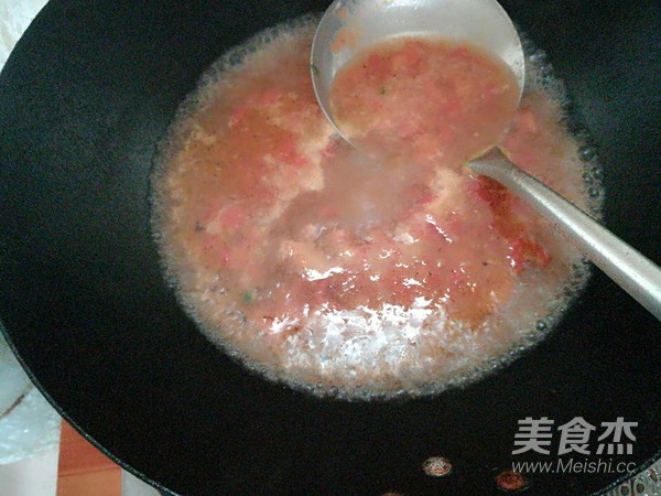 西红柿虾米蛋花汤