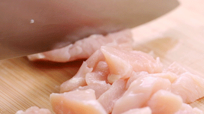 宝宝辅食-----鸡肉米串串的做法