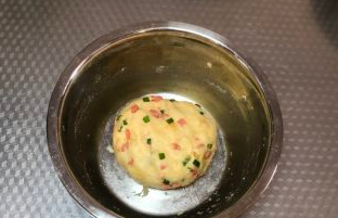 香葱肉松火腿司康做法