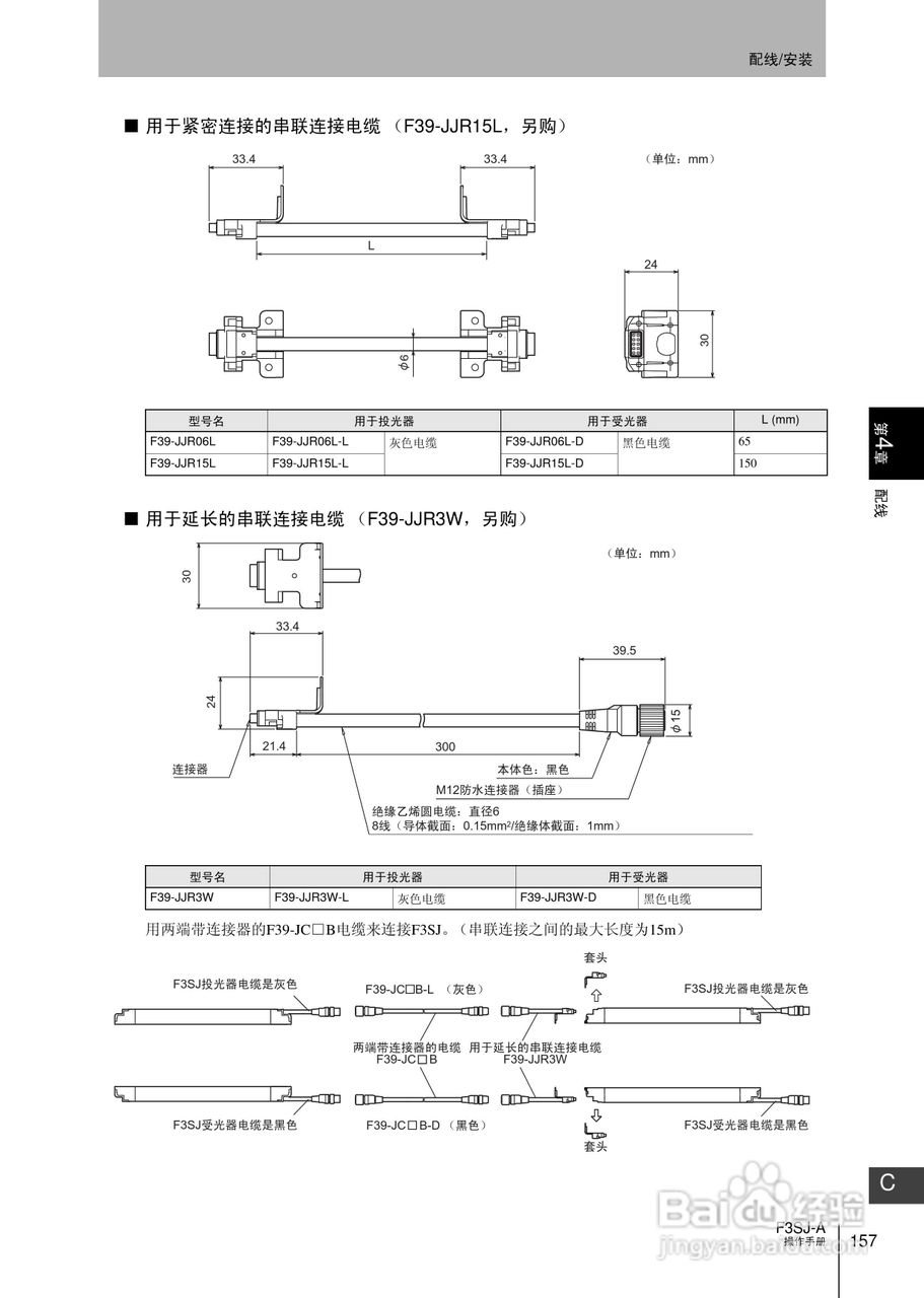欧姆龙 F3SJ-A P系列安全光幕操作手册:[18]