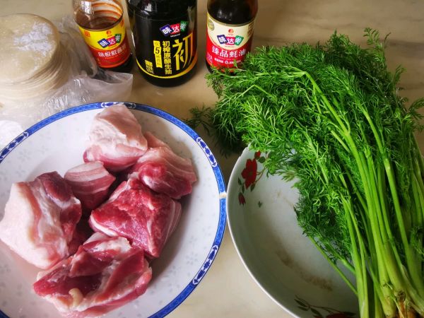 香煎茴香猪肉饺子