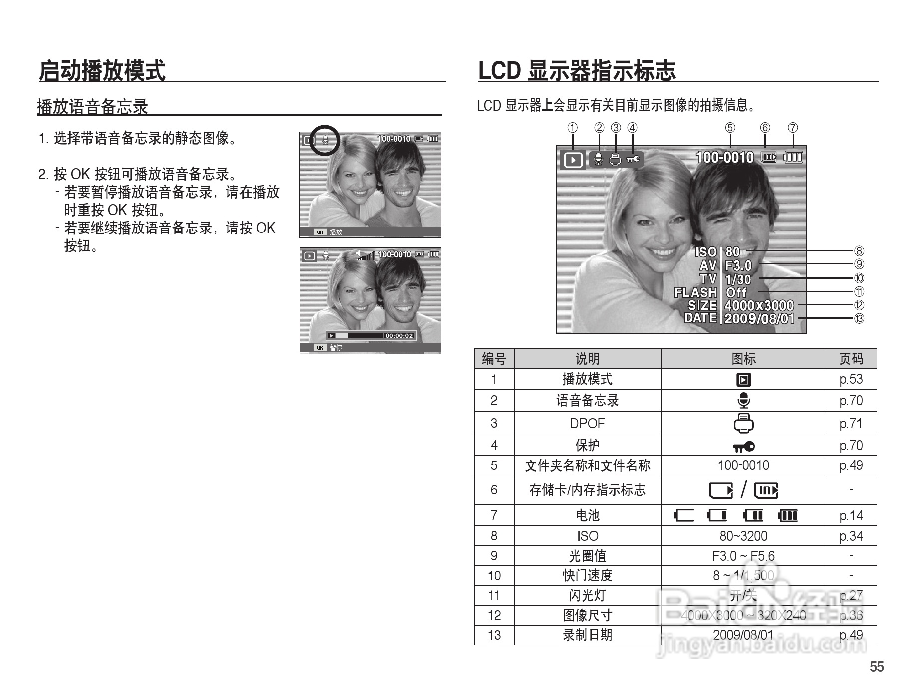 三星ST45数码相机使用说明书:[6]