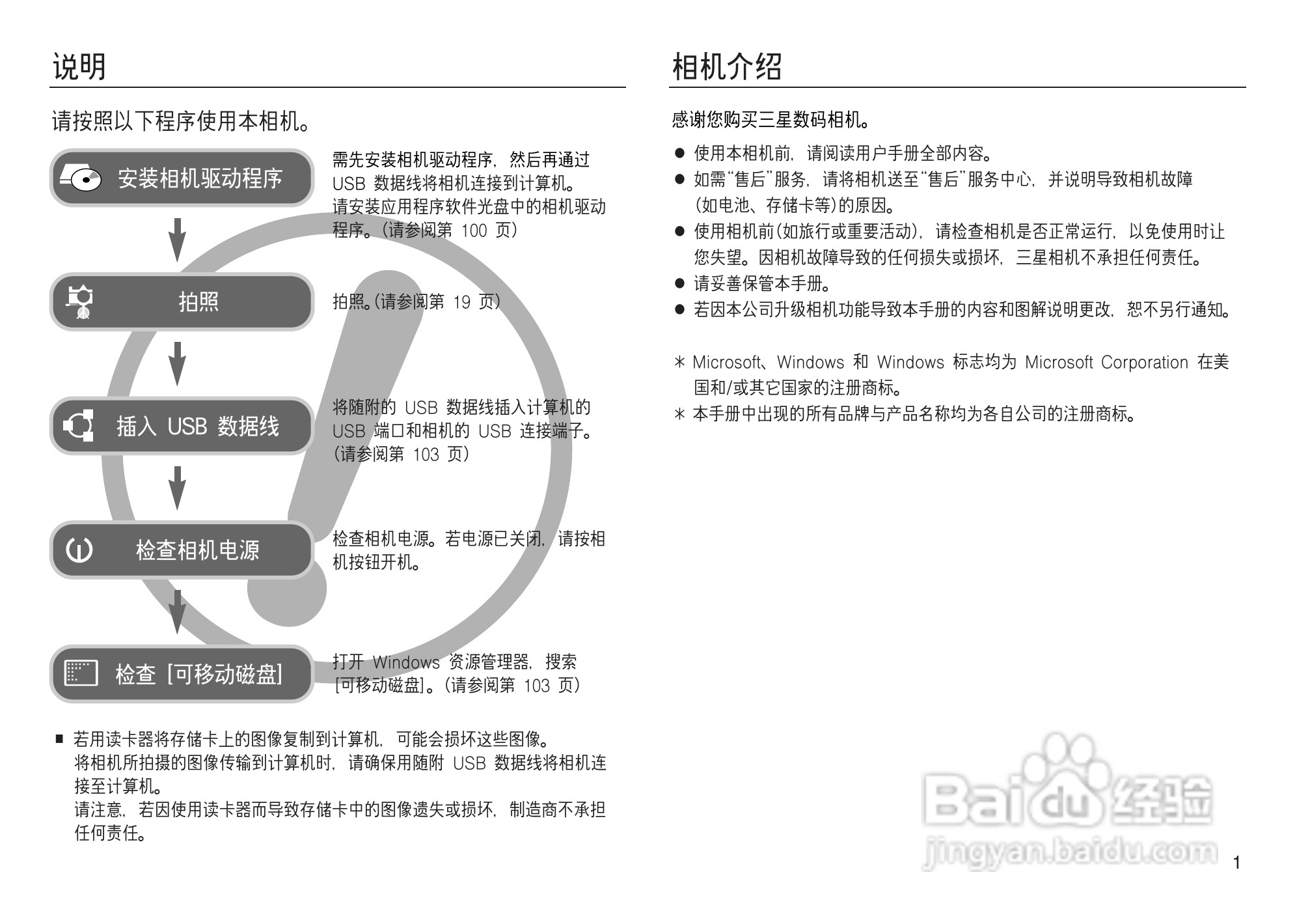 三星L83T数码相机使用说明书:[1]