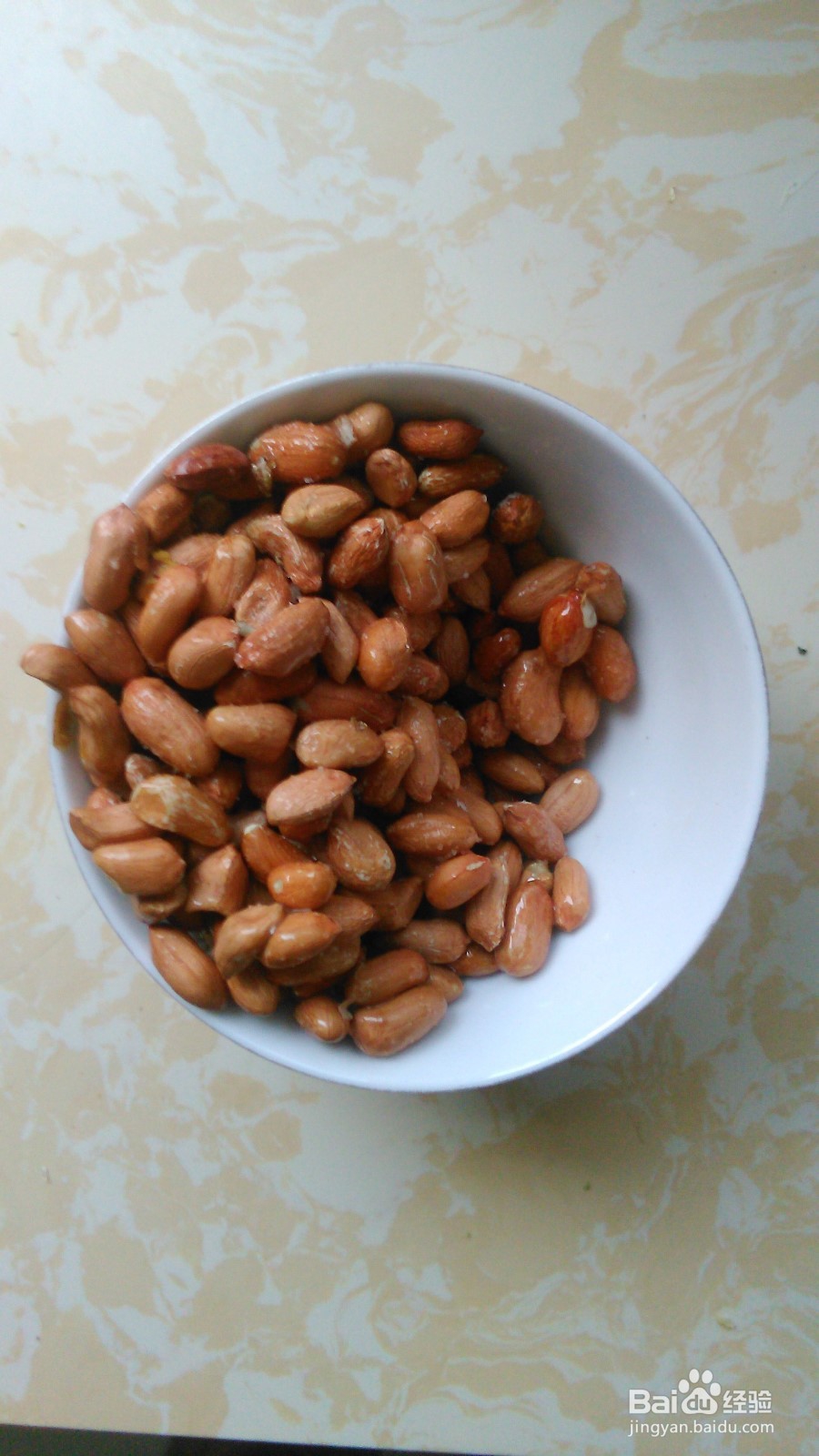 美食 油爆花生米 微波炉