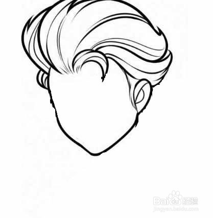 动画人物爱莎简笔画