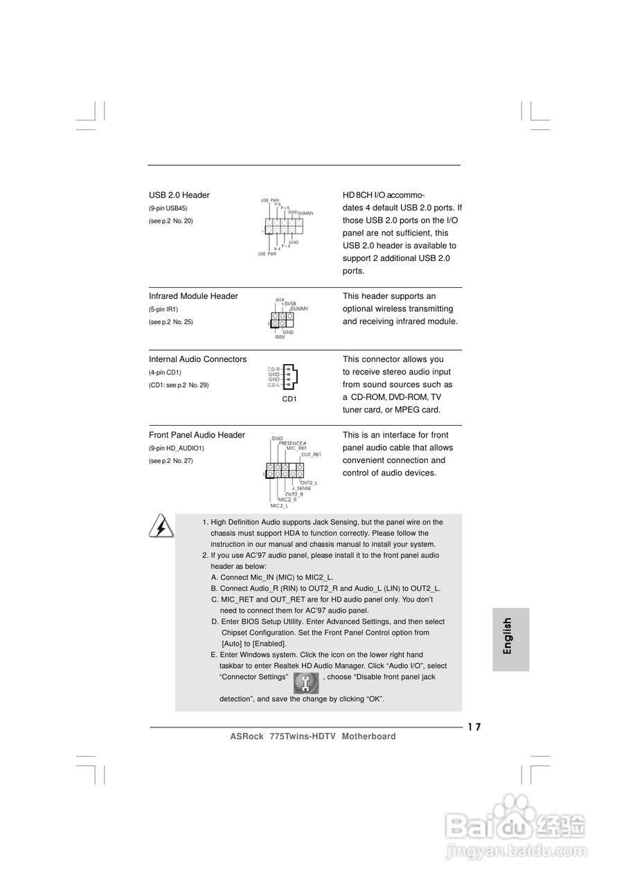 华擎775Twins-HDTV R2.0型主板说明书:[2]