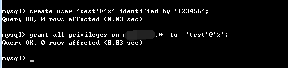 mysql权限设置