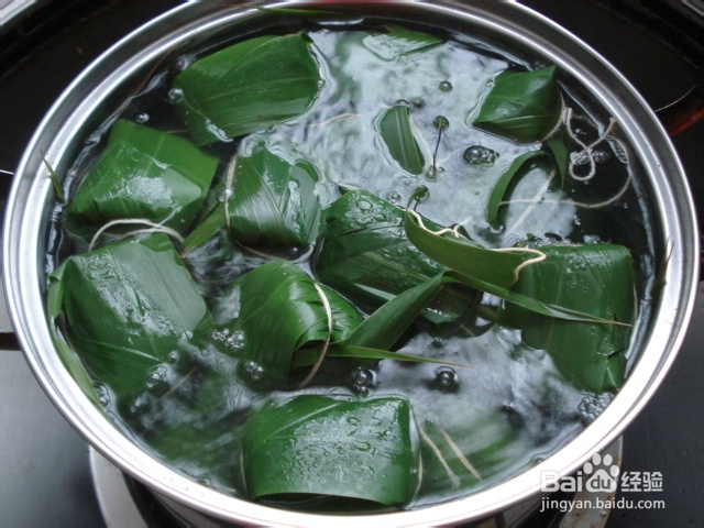 香糯豆沙粽的做法