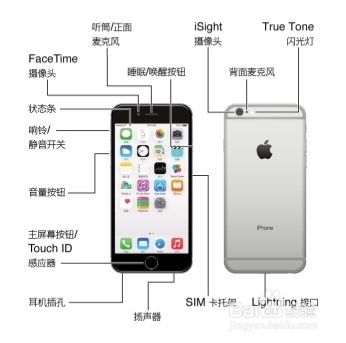 iPhone6的功能按钮以及配件常识