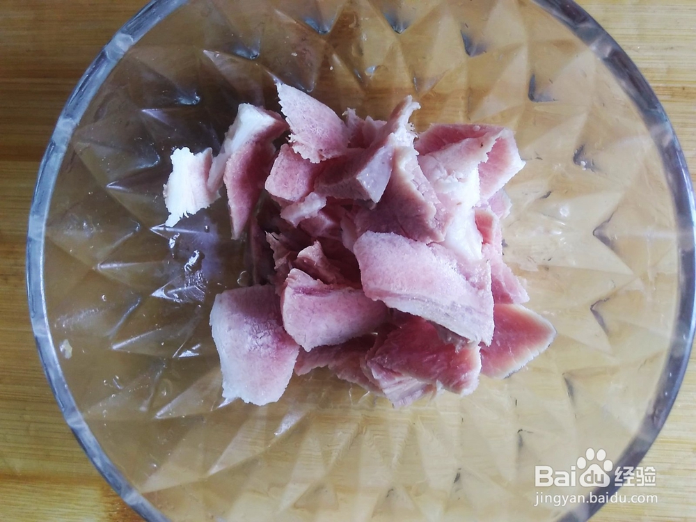 糯米腊肉镶苦瓜的做法