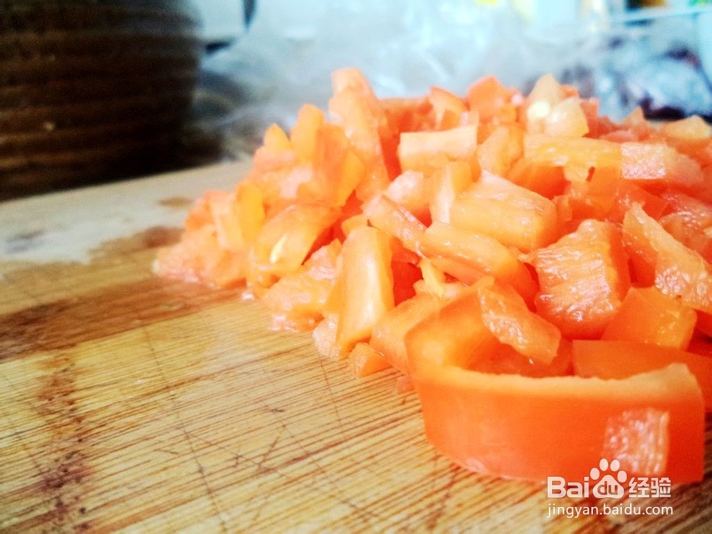 玉米的做法之甜椒炒玉米 家常小炒类