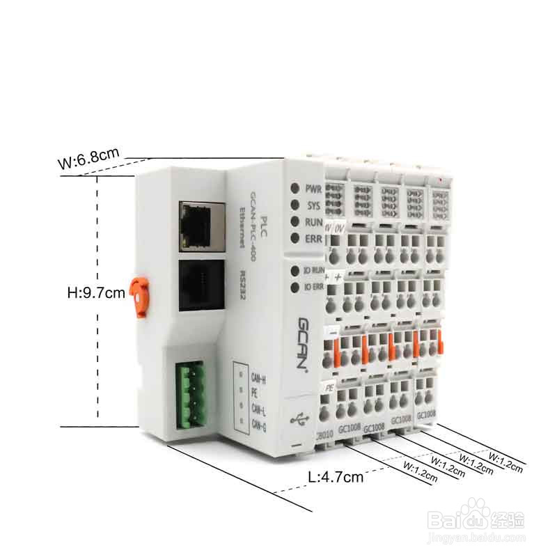 GCAN-PLC 可编程逻辑控制器的安装说明