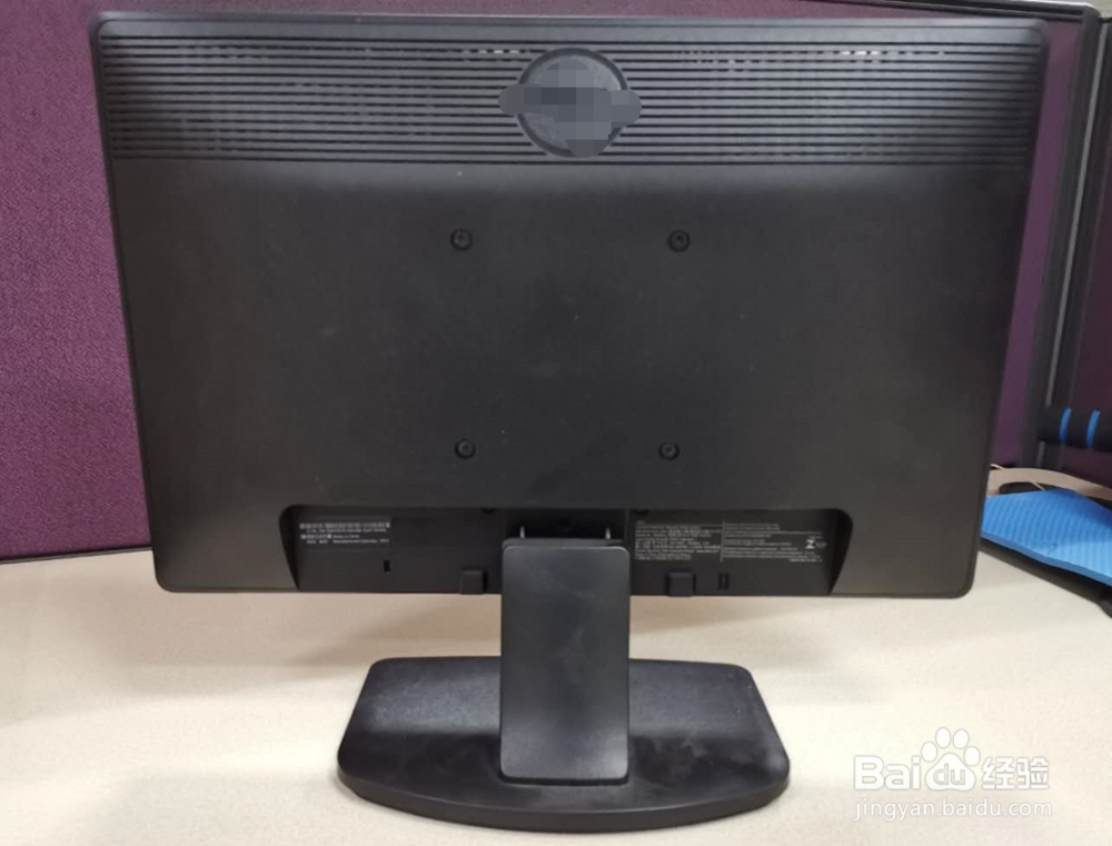 戴尔显示器底座怎么拆？