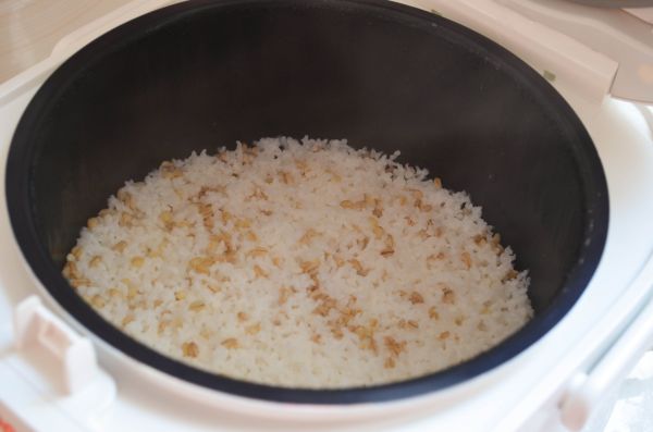 北极虾麦仁饭团